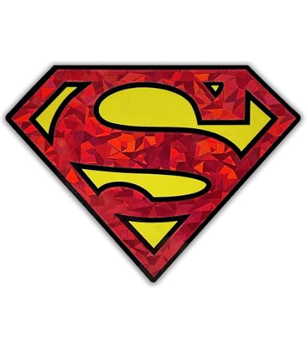 Amazon.com: Superman 6x8 Stick Onz Decal : Automotive